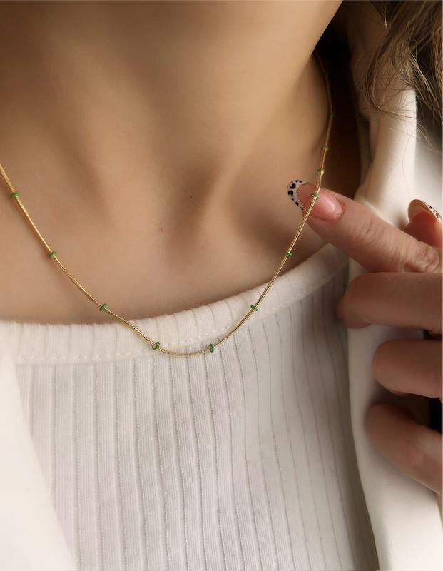 زنجیر بهاری زمردی ژوپینگ‌