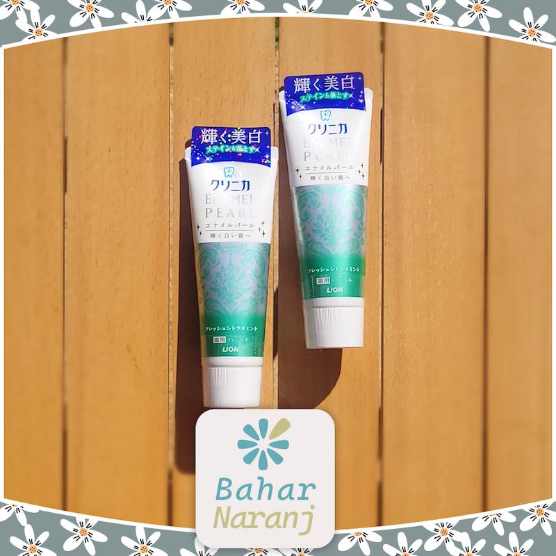 LION-Clinica Enamel Pearl Toothpase خمیر دندان سفید کننده لیون ژاپن