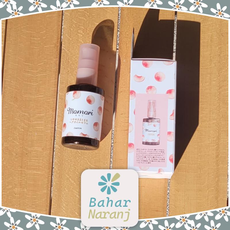 DARIYA_Momori  Peach Glossy Hair Oil Srum روغن مو هلو موموری 