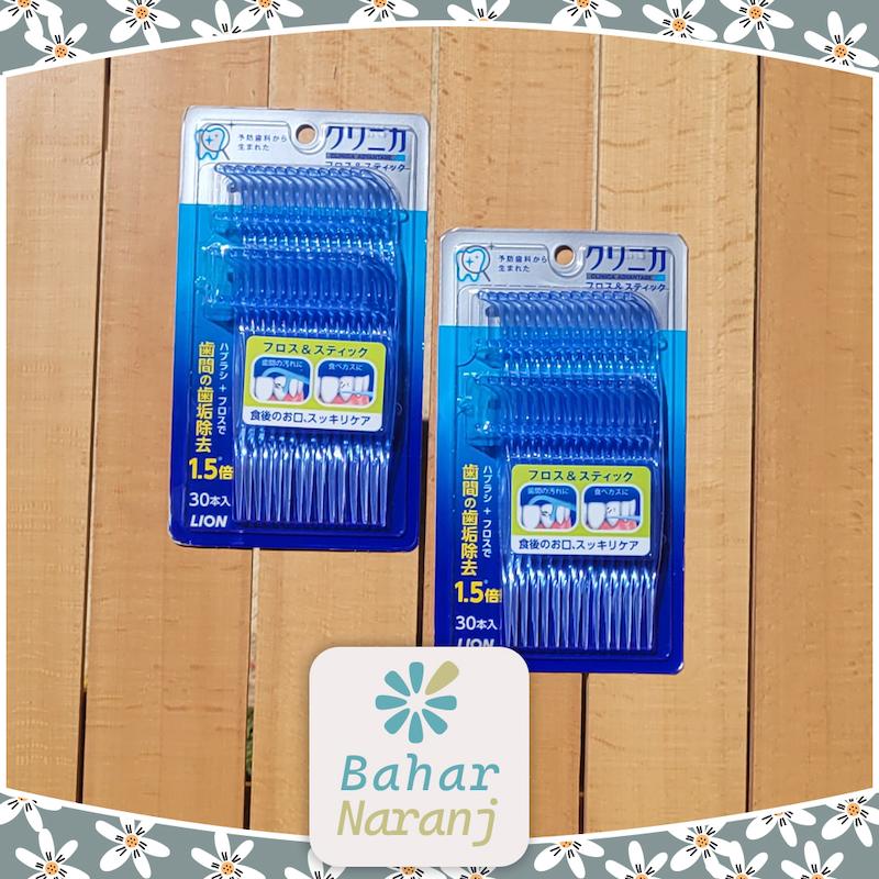 نخ  دندان های تخصصی لیون LION_Clinica Advantage Disposable Plastic Stemmed Dental Floss