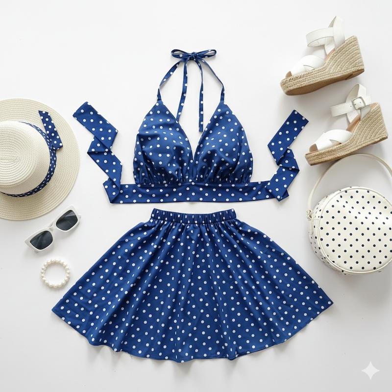 ست آبی خالدار 💙پارت جدید 