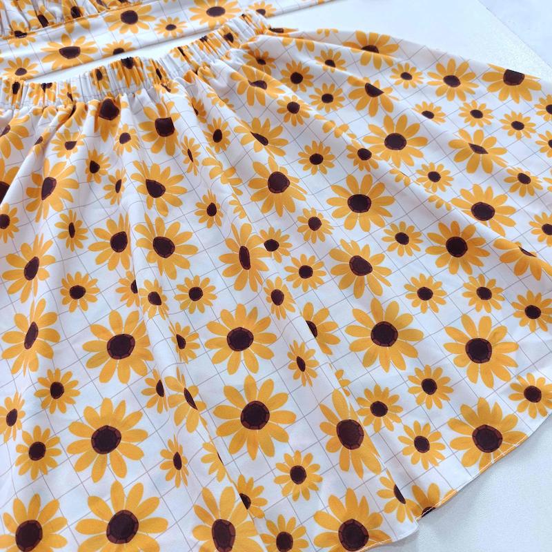 ست کراپ دامن آفتاب 🌼🌻