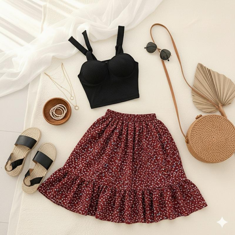 دامن کوتاه تک 🍒