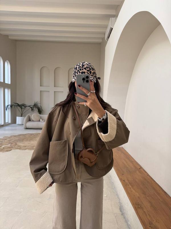 کت دو رو نسکافه ای 