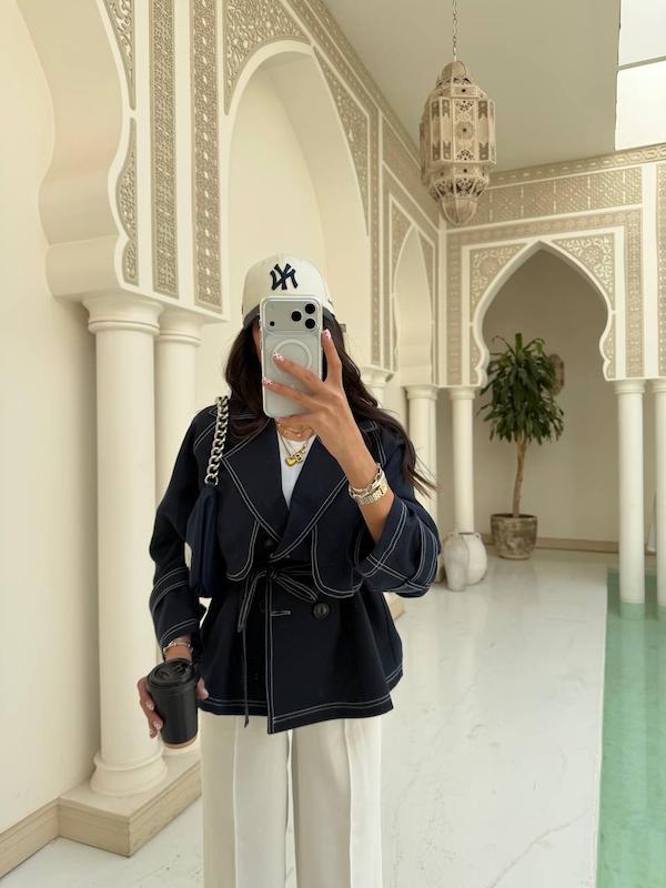 ترنچ کت لینن venis