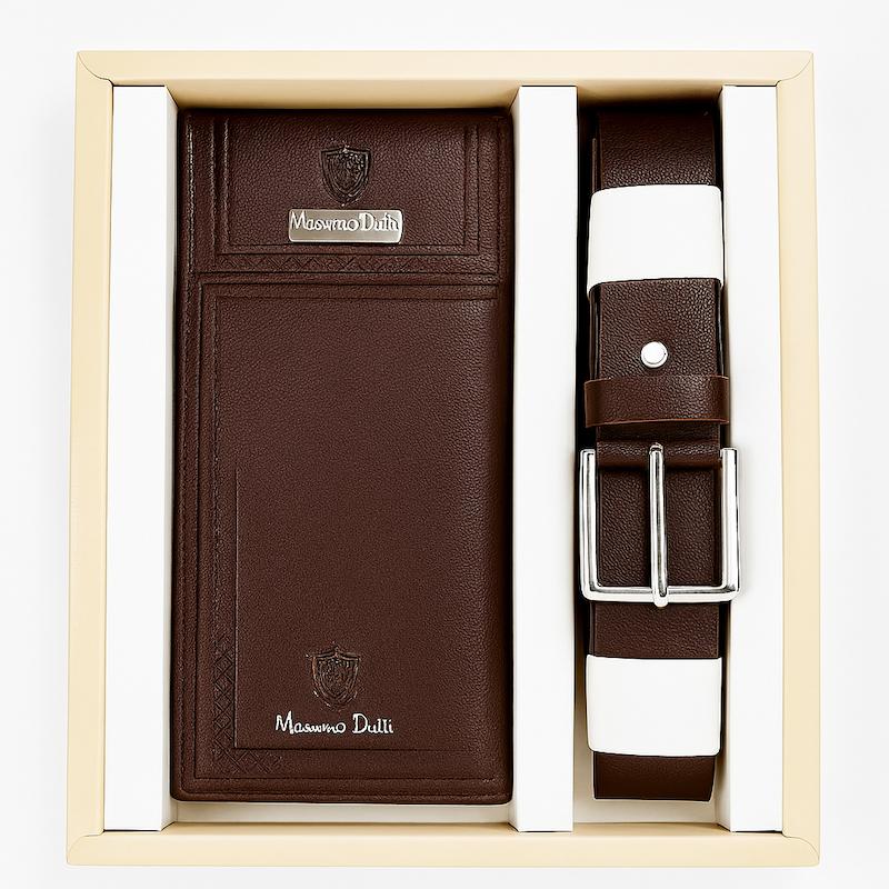 ست کیف و کمربند مردانه Massimo Dutti