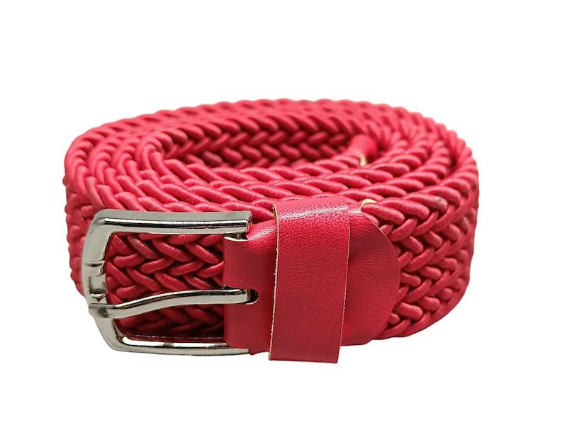کمربند زنانه حصیری قرمز