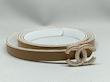 کمربند زنانه Chanel کرم1.5سانت
