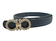 کمربند زنانه پلاکی 2.5 سانت HandCuff مشکی