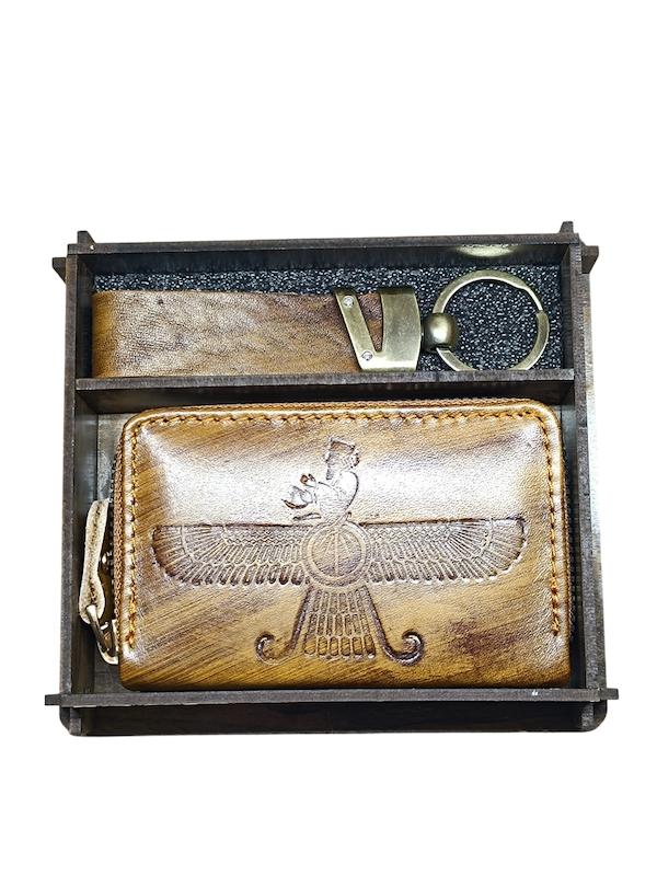 ست جاکارتی و جاسوییچی هدیه مردانه فروهر