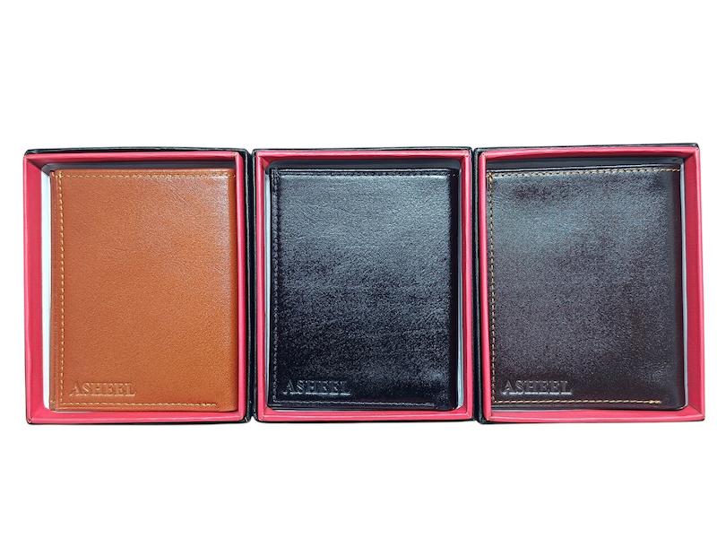 کیف پول چرم طبیعی ASHEEL