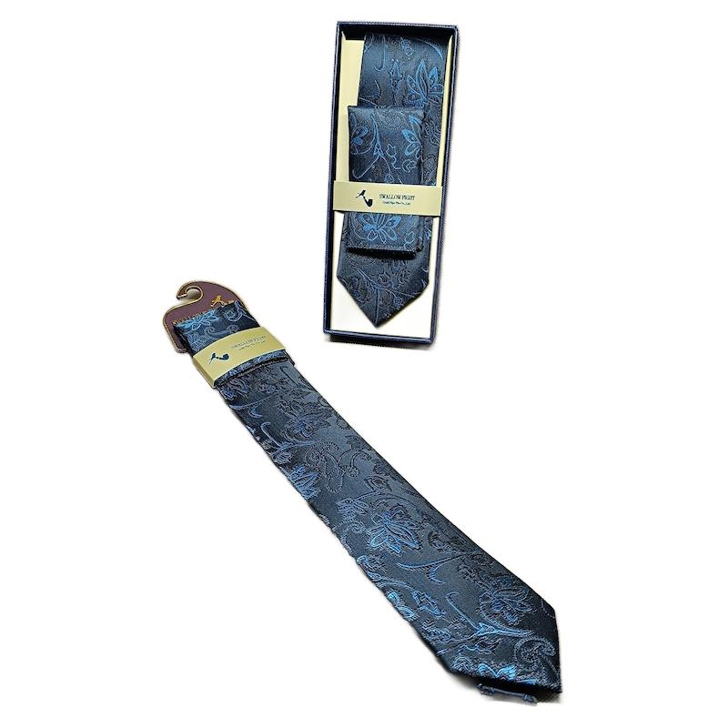 کراوات طرح دار Swallow Fight بهمراه پوشت (کد13)