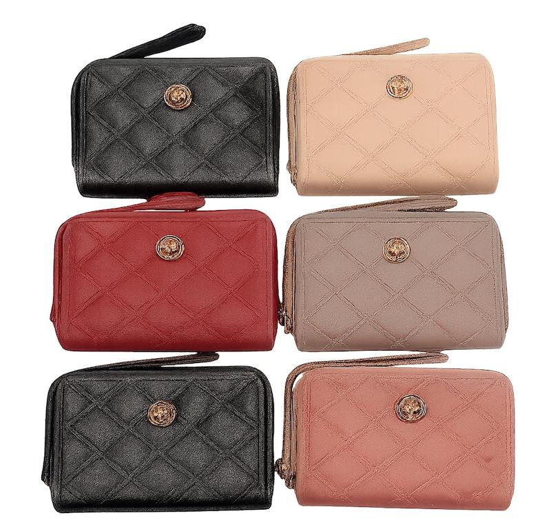 کیف پول زنانه مدل Flower (بسته 6 عددی)