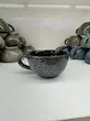 فنجان لاته آبی روستیک