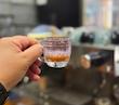 شات قهوه خوری ۶ عددی شیشه ای طرح بارل