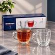 شات قهوه خوری ۶ عددی شیشه ای طرح بارل