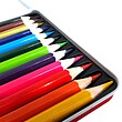 مداد رنگی 12 رنگ جعبه فلزی ووک 12-9800