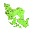 پازل چوبی سپیدار مدل نقشه ایران