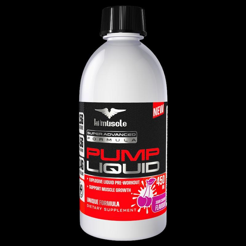 پمپ مایع 450میل آلبالو  های ماسل آلمان hi muscle Pump Liquid