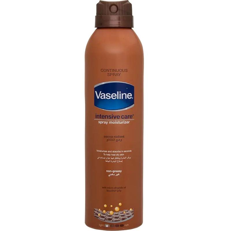 اسپری آبرسان بدن عصاره کاکائو وازلین Vaseline