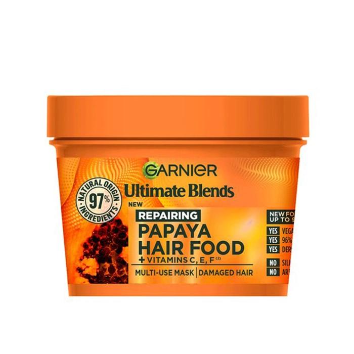 ماسک مو ترمیم کننده پاپایا هیر فود گارنیر Garnier Ultimate Blends Papaya