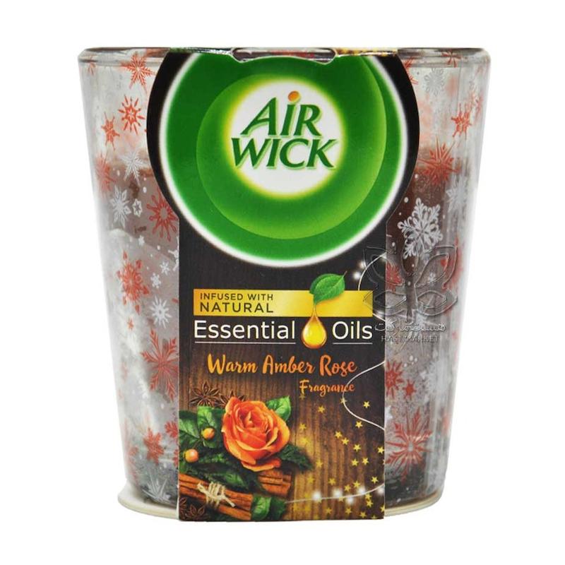 شمع عطری ایرویک با رایحه گل رز Airwick Warm Amber Rose