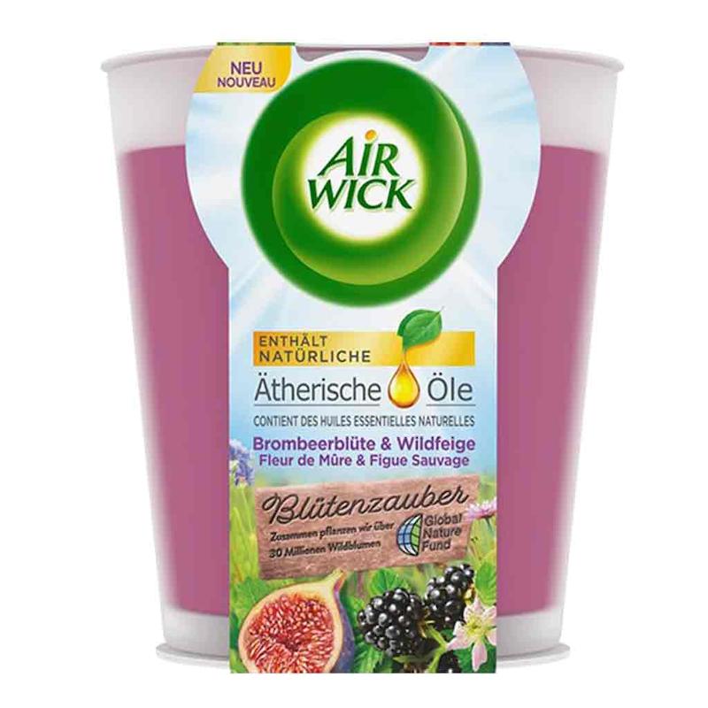 شمع عطری ایرویک با رایحه انجیر و شاه توت وشکوفه Airwick Brombeerblute & Wildfeige