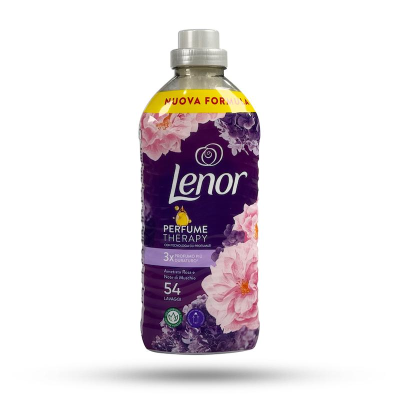 نرم کننده لباس لنور 86 بار رایحه مشک و آمیتیست صورتی Lenor 