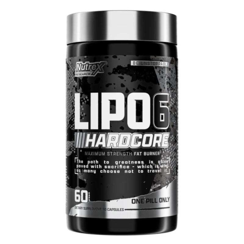 مکمل اورجینال چربی‌سوز ناترکس لیپو 6 هاردکور 60 عددی NUTREX Lipo6 Hardcore   