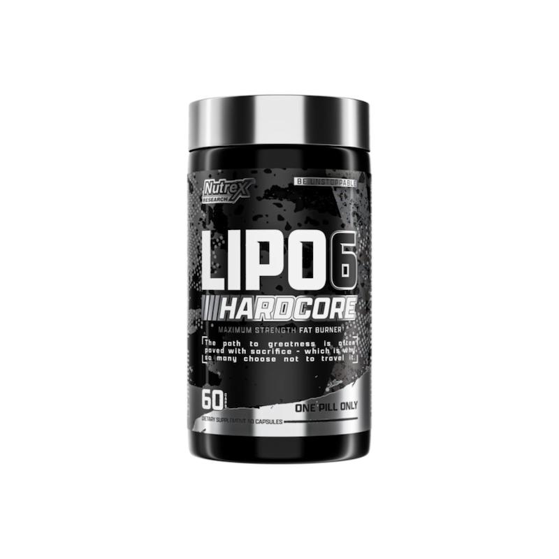 چربی‌سوز ناترکس 60 عددی لیپوسیکس هاردکور NUTREX Lipo6 Hardcore   