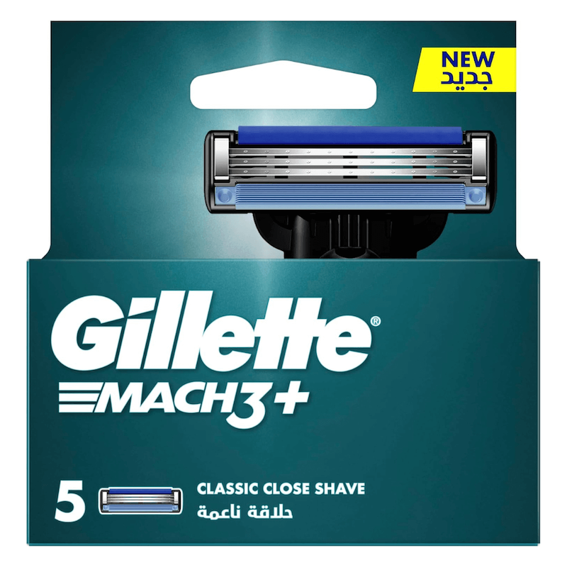 تیغ یدک مچ تری پلاس ژیلت بسته 5 عددی  Gillette Mach 3 Plus