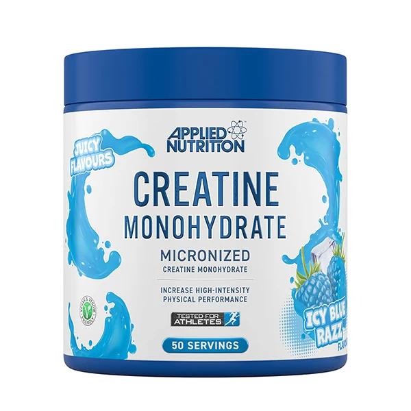 کراتین مونوهیدرات اپلاید نوتریشن طعم بلو رَز یخی 250گرم  Applied Nutrition Creatine Monohydrate Micronized