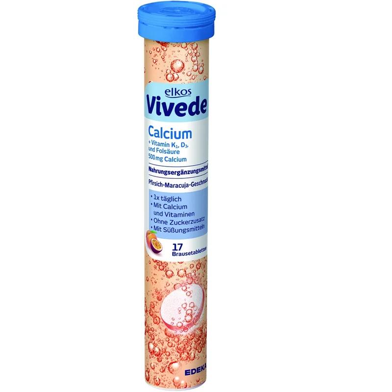 قرص جوشان کلسیم ویویده elkos vivede Calcium