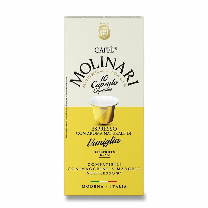 کپسول قهوه مولیناری وانیلی بسته 10 عددی Molinari