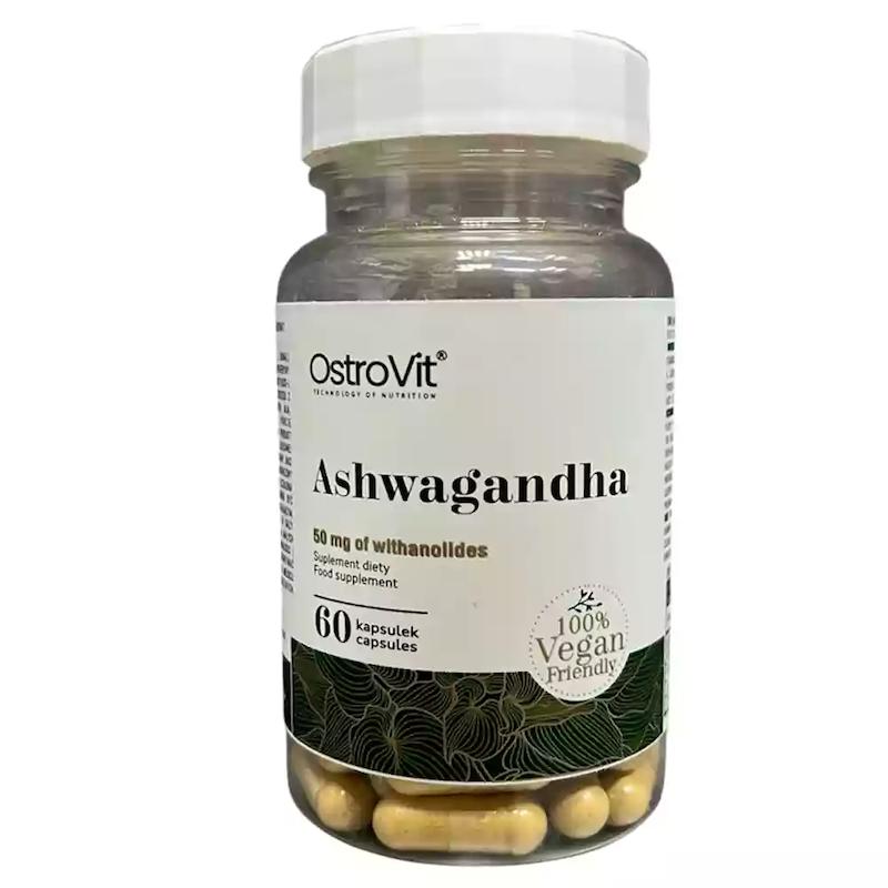 قرص آشواگاندا استروویت 60 عددی دوز 700 میلی‌گرم Ashwagandha Ostrovit