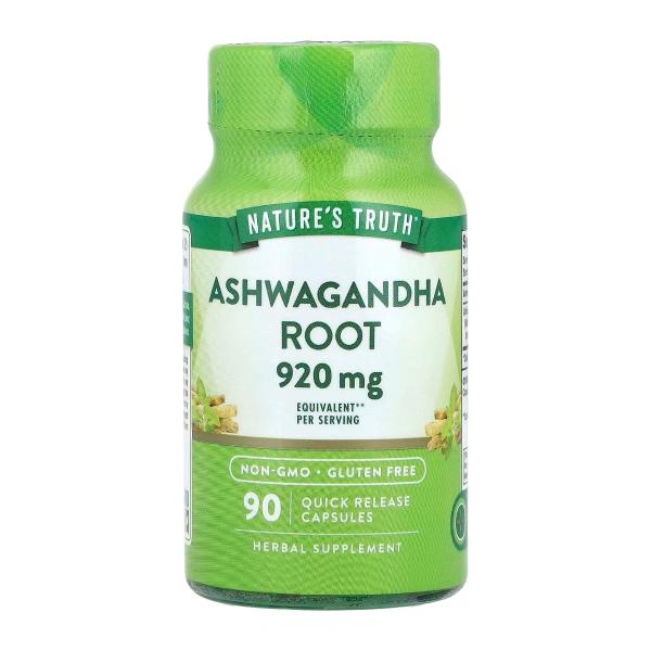 آشواگاندا نیچرز تروث 90عددی دوز 920 میلی‌گرم  Natures Truth Ashwagandha