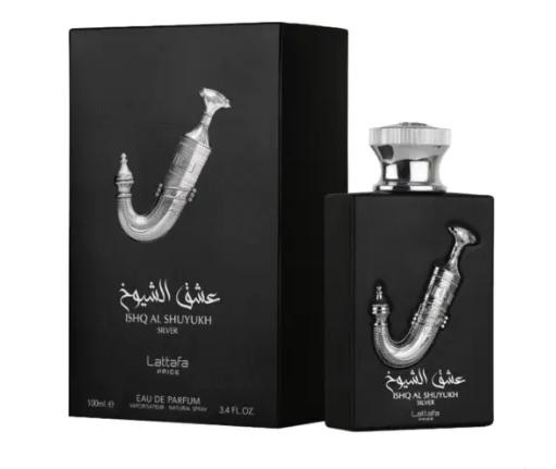 لطافه عشق الشیوخ نقره ای مردانه و زنانه 100 میل Lattafe ISHQ AL SHUYUKH SILVER