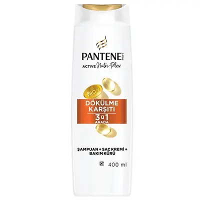 شامپو پنتن 3 در 1 ضد ريزش DOKULME KARSITI 400ml