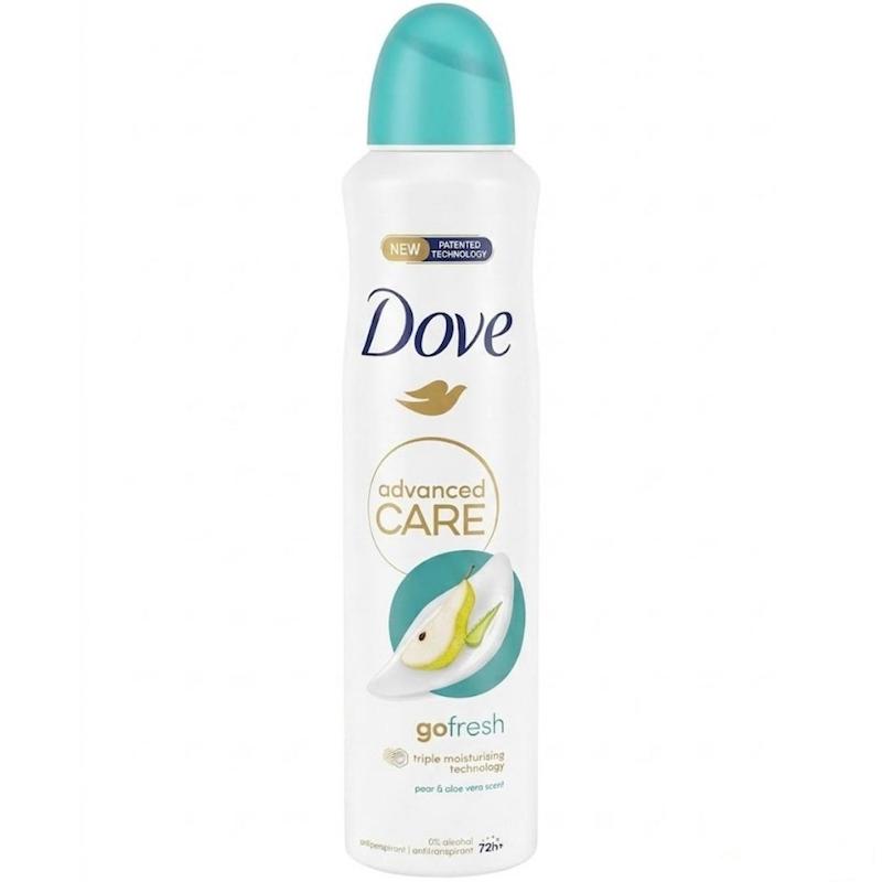 اسپری داو زنانه با رایحه گلابی و آلوئه ورا Dove 