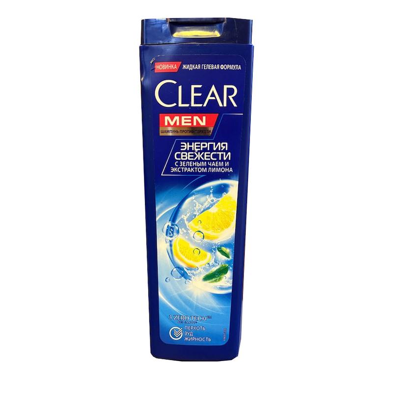 شامپو کلیر مردانه مدل چای سبز و عصاره لیمو حجم 380 میل Clear