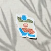 استیکر نقشه ایران طرح پرچم