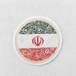 پرچم ایران دایره ای