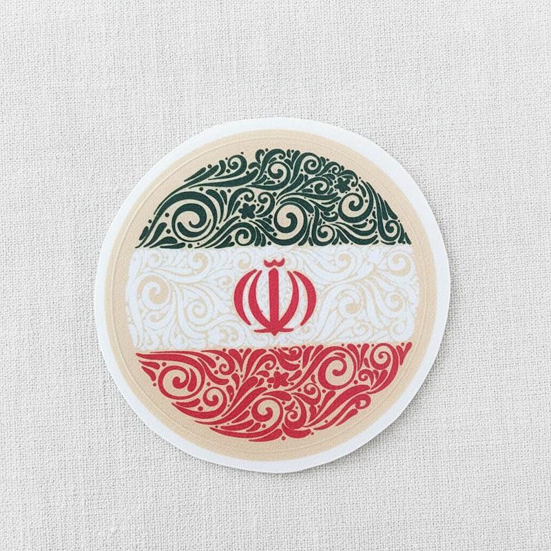 پرچم ایران دایره ای