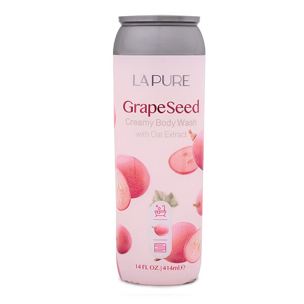 شامپو بدن کرمی لپیور مدل هسته انگور grape seed حجم 414 میلی لیتر