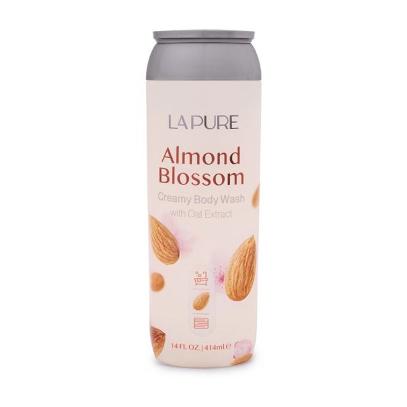 شامپو بدن کرمی لپیور مدل شکوفه بادام almond blossom حجم 414 میلی لیتر