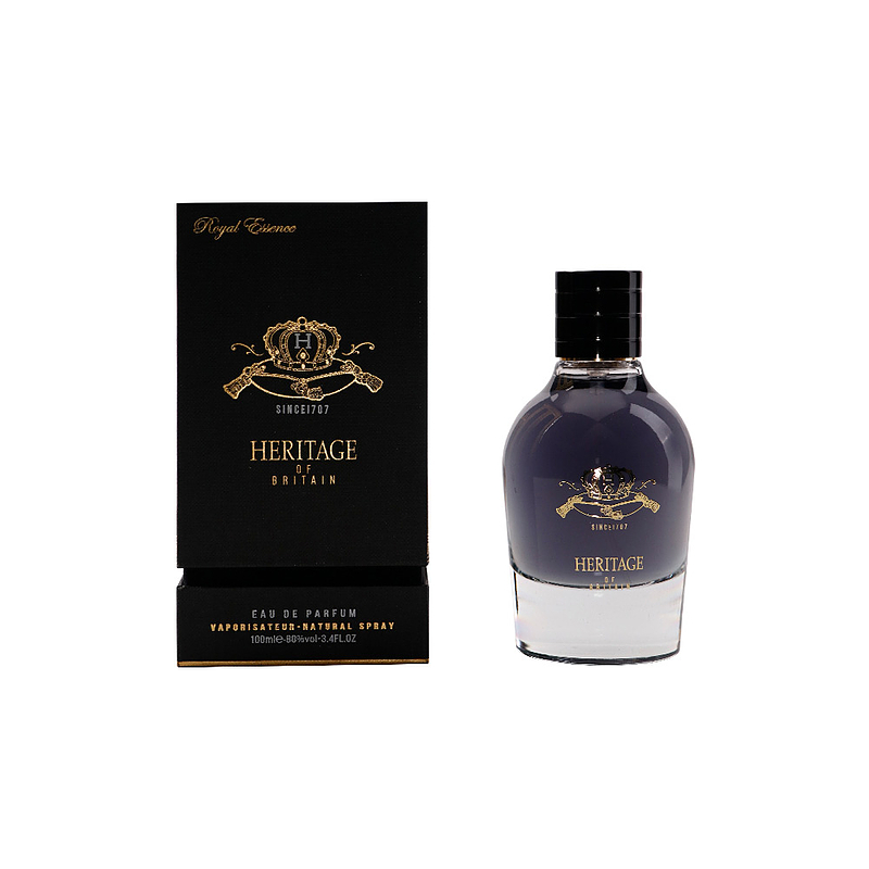 ادکلن مردانه هریتیج رویال اسنس بلک Heritage Royal Essence Black حجم 100 میلی لیتر