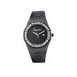 ساعت زنانه اودمارپیگه دور نگین مشکی صفحه مشکیF/a5433 Audemars piguet