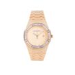 ساعت زنانه اودمارپیگه دور نگین طلایی صفحه طلایی F/a5430 Audemars piguet