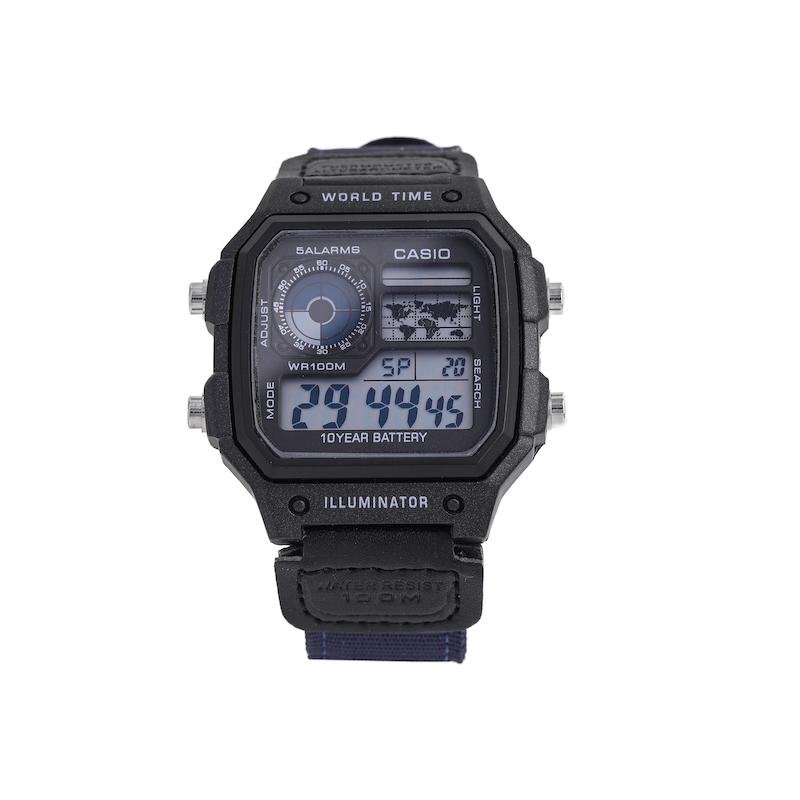 ساعت مردانه دیجیتالی کاسیو جهان نما سورمه ای  M/c5444 Casio
