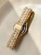ساعت مچی زنانه پَتِک  نگین دار طلایی